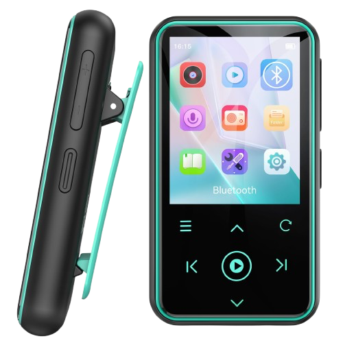 MP3 Player with Physical Pad Blue
